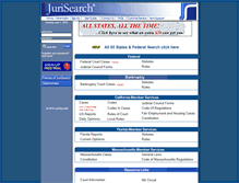 Tablet Screenshot of jurisearch.com